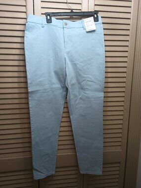 Calvin Klein Mid-rise Slim Light Blue Jeans Sz 10
